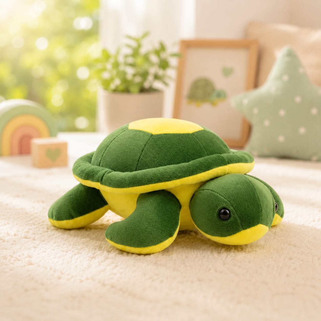 Soft Plush Turtle Stuffed Toy – Cute Sea Turtle Teddy for Kids