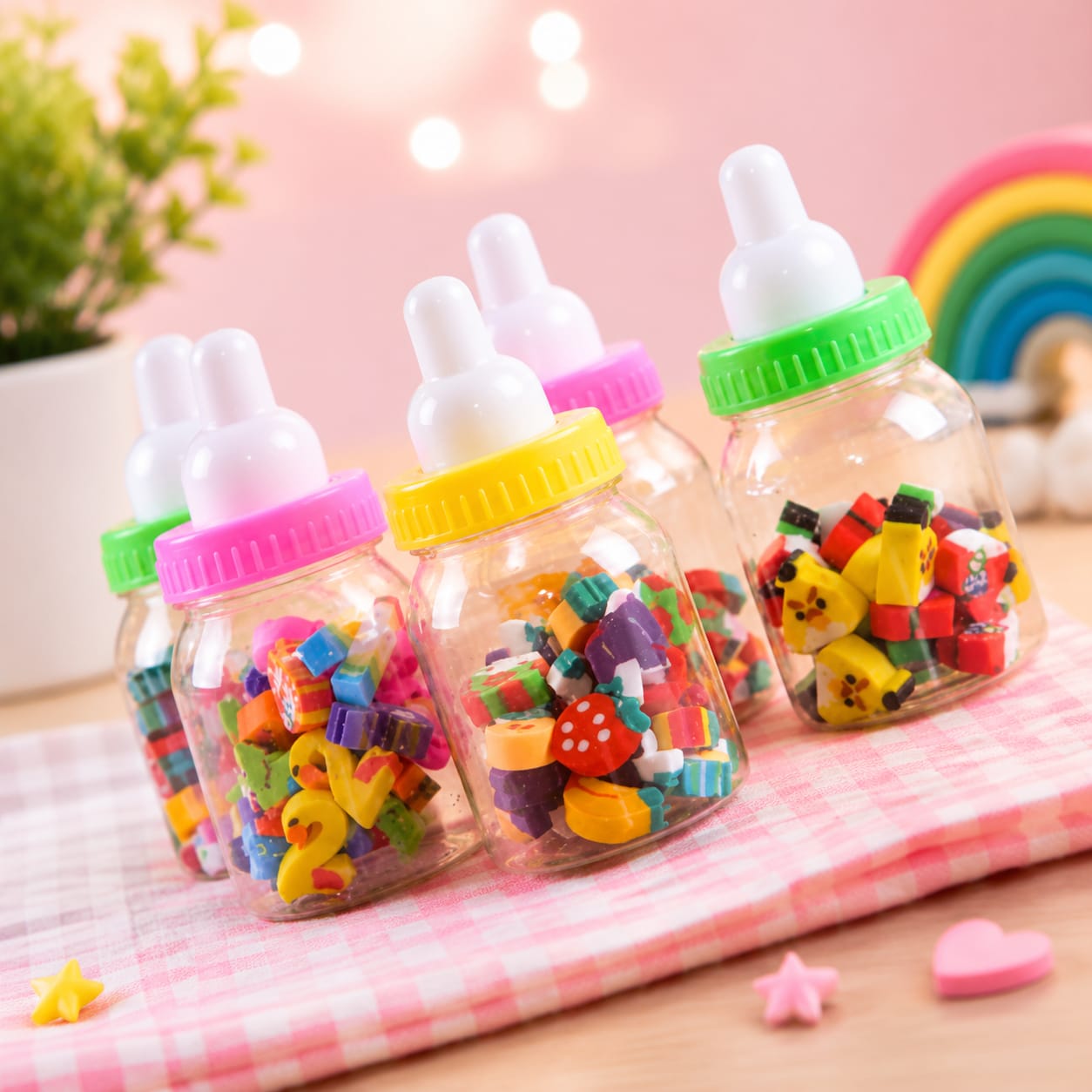 Milk Bottle Eraser