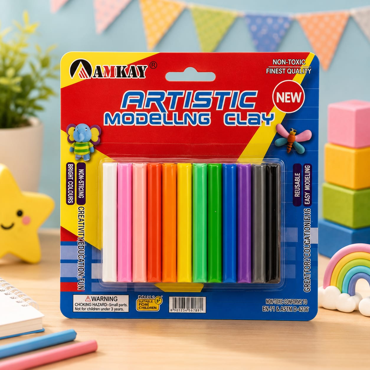 Modelling Clay (12 Colours)