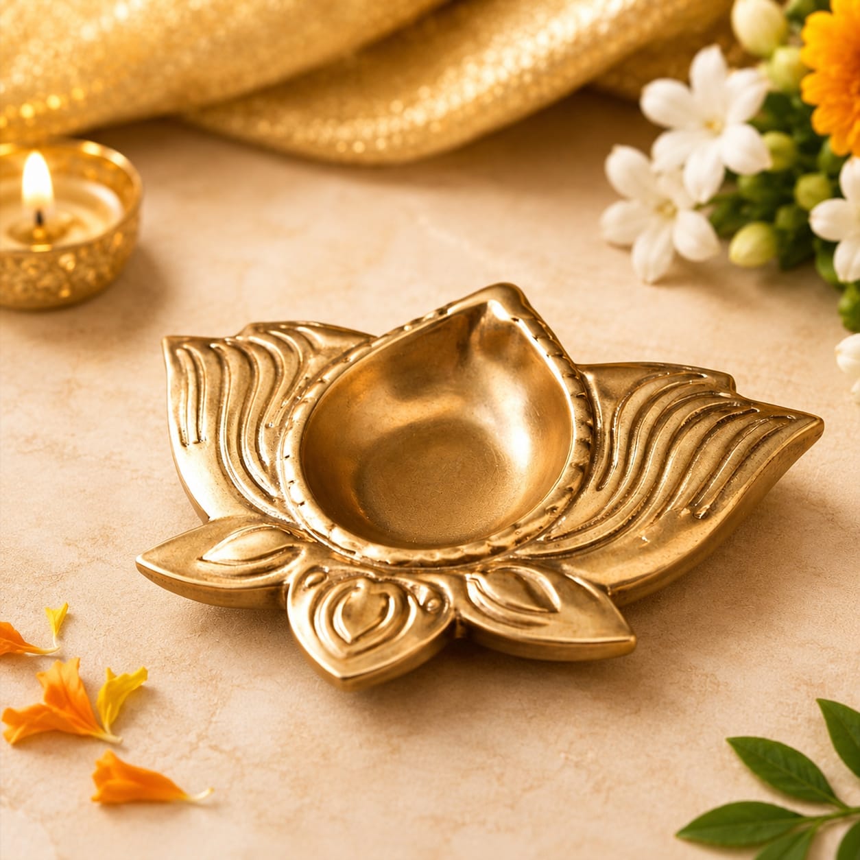Lotus Diya