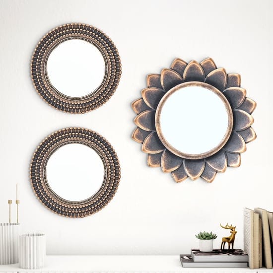 3 Pcs Decorative Mirrors Set