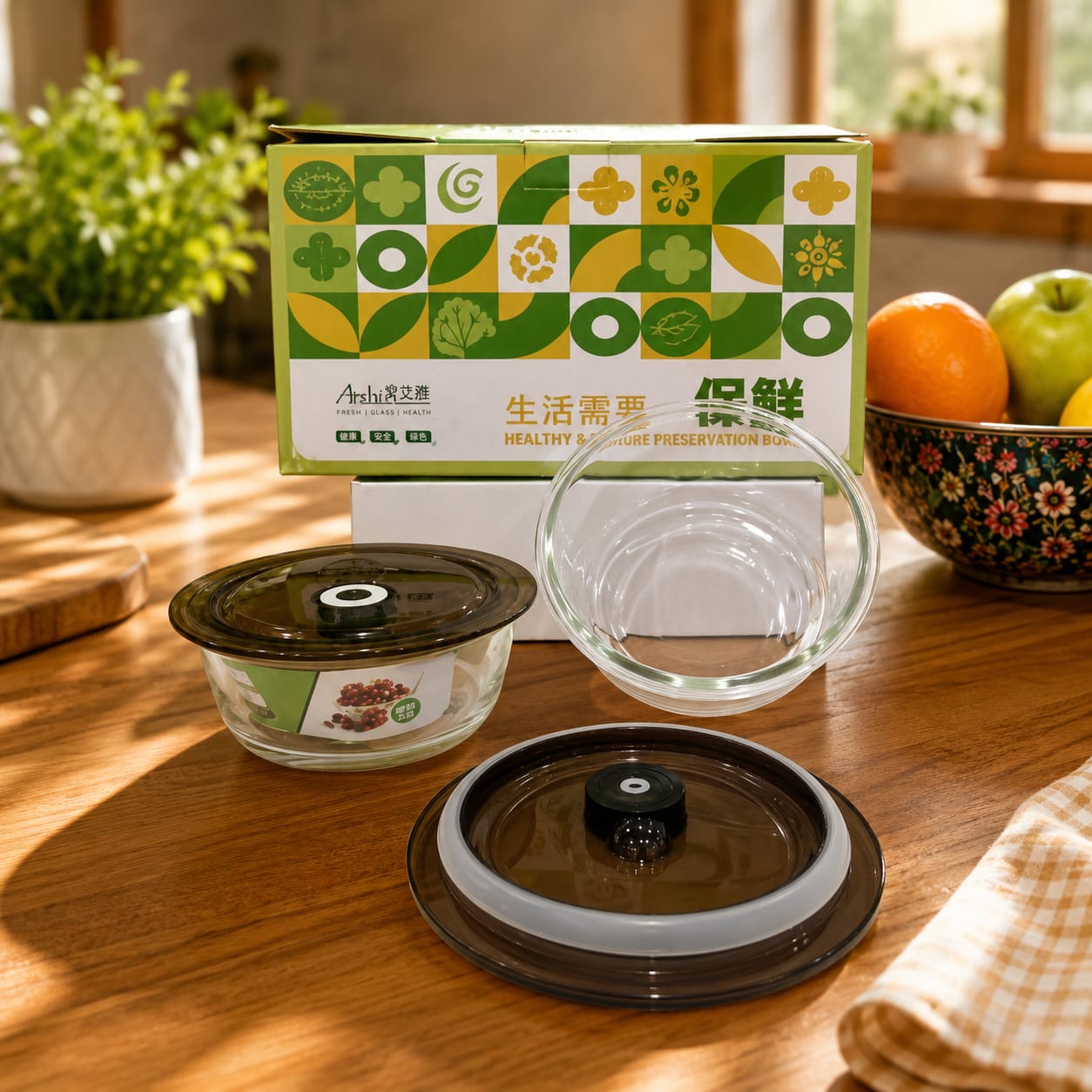 2 Pcs Bowl Set